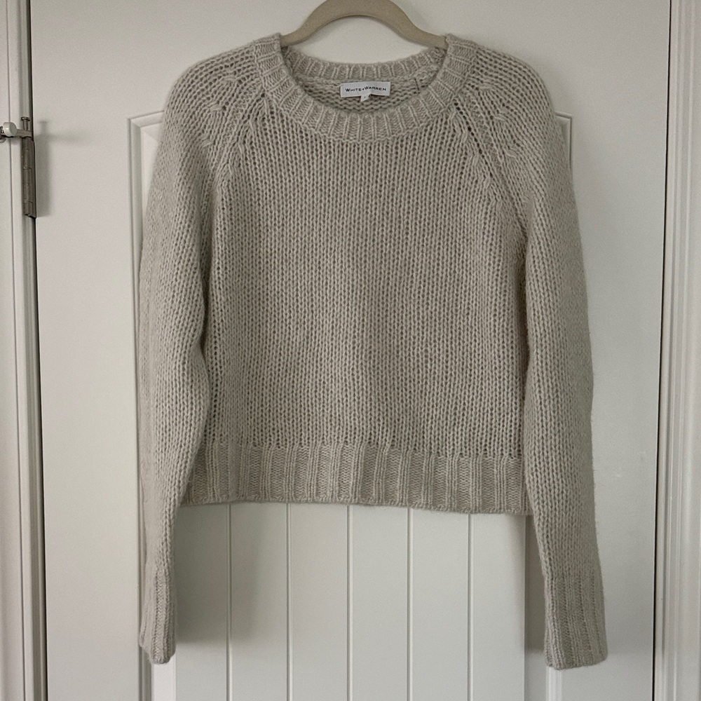 White + Warren cashmere silk sweater